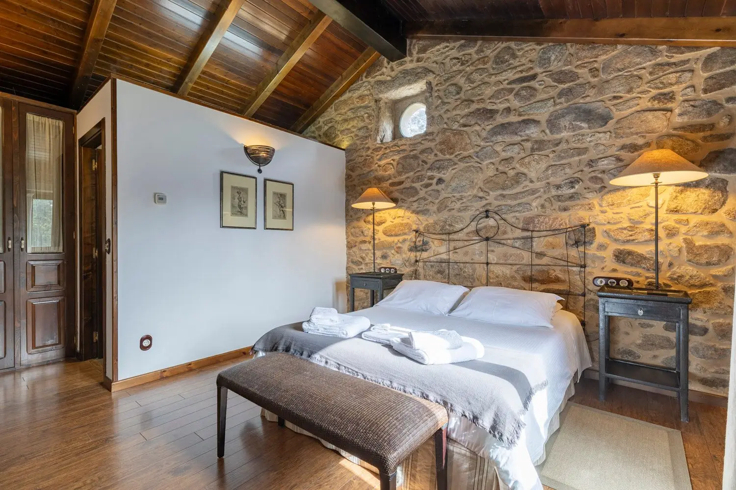 Habitación del Hotel Rústico Lugar do Cotariño