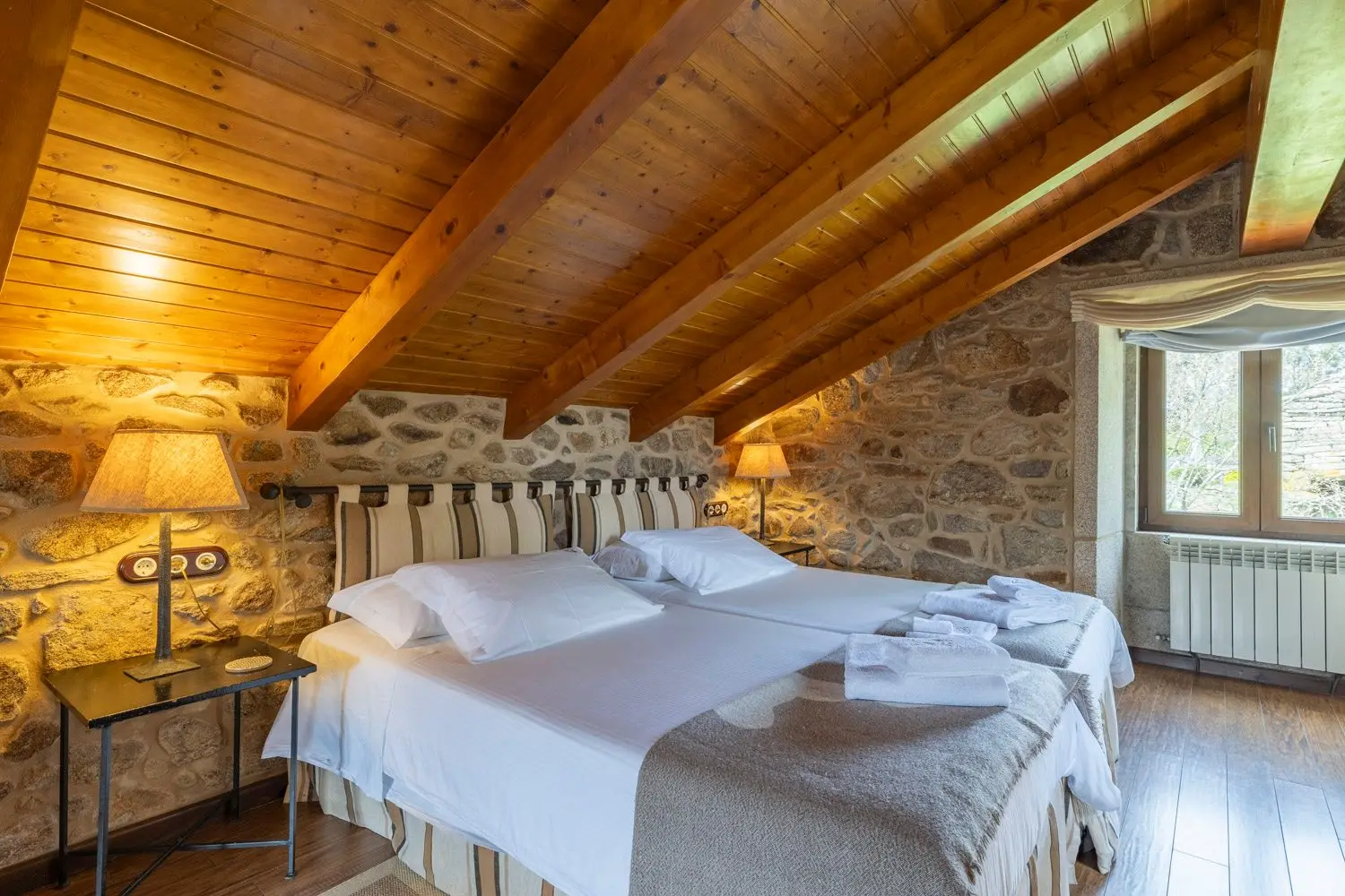 Habitación del Hotel Rústico Lugar do Cotariño
