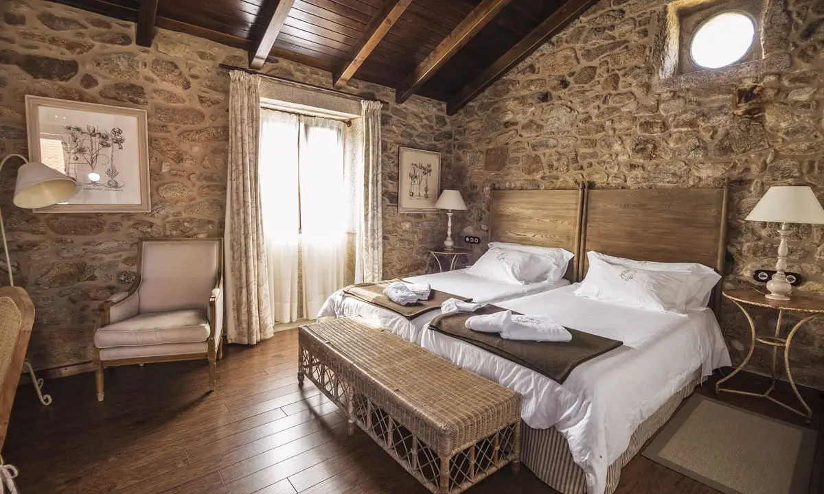Habitación del Hotel Rústico Lugar do Cotariño